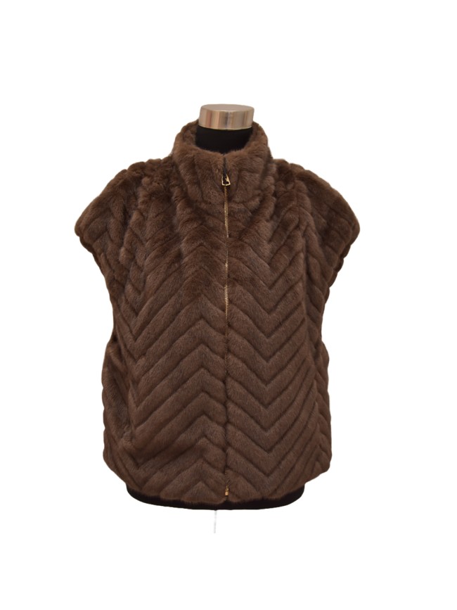 Gilet in ecopelliccia - YU0471