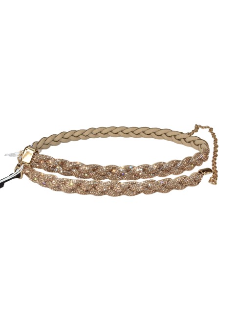 Woman P.U. belt with strass...