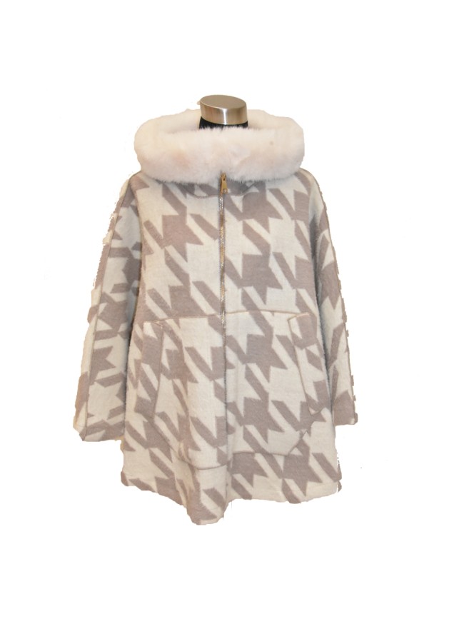 Mantella ecopelliccia doubleface - SL159