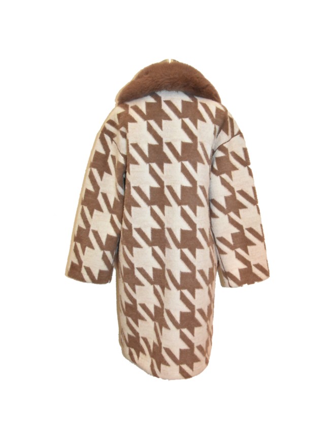 Giacca in ecopelliccia double face -...