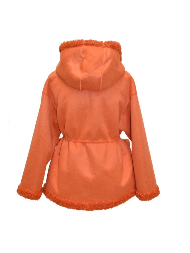 Giacca in ecopelliccia teddy double...