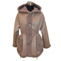 Giacca in ecopelliccia teddy double face - GA121