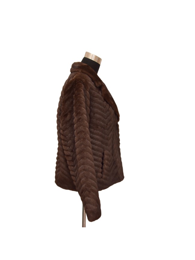 Giacca in ecopelliccia - GA901