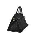 Leather handbag with shoulder strap - EL55861