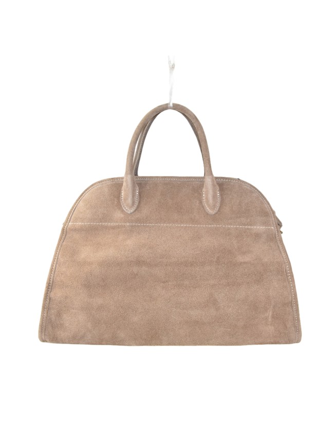 Leather handbag with shoulder strap -...