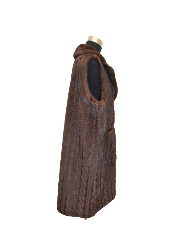 Synthetic fur gilet - GE910