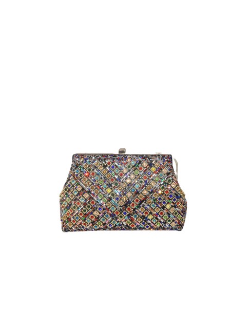 Woman pochette clutch with...