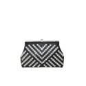 Woman pochette clutch with strass - P6018