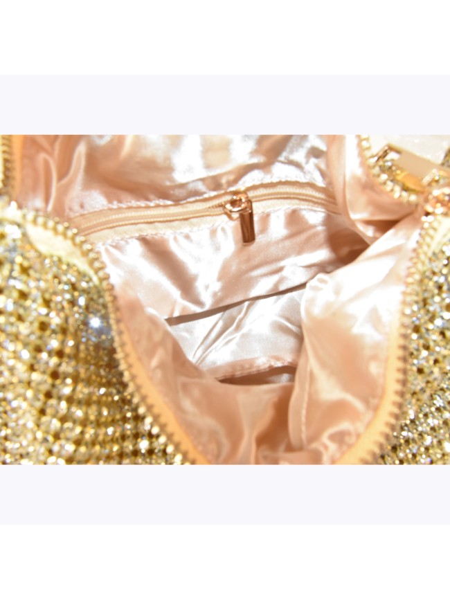 Woman shoulder clutch with strass - 2451