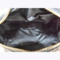 Leather fur handbag with shoulder strap - PB27829