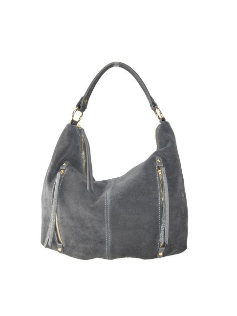 Woman suede leather...