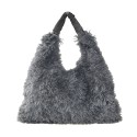 Woman synthetic fur leather bag - DW32