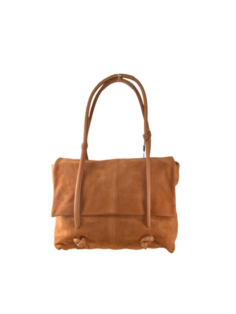 Woman suede leather...
