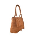Woman suede leather shoulder bag - CF49854