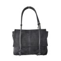 Woman suede leather shoulder bag - CF49854