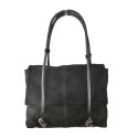 Borsa a spalla donna in pelle scamosciato con tracolla - CF49854