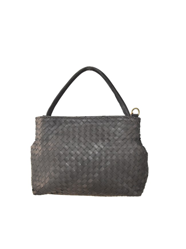 Borsa a mano  in pelle intrecciato...