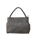 Borsa a mano  in pelle intrecciato con tracolla - BV39843
