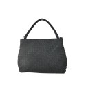 Borsa a mano  in pelle intrecciato con tracolla - BV39843