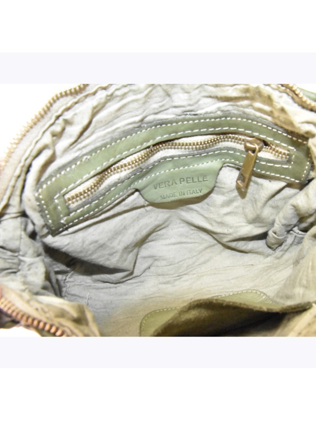 Borsa tracolla in pelle vintage -...