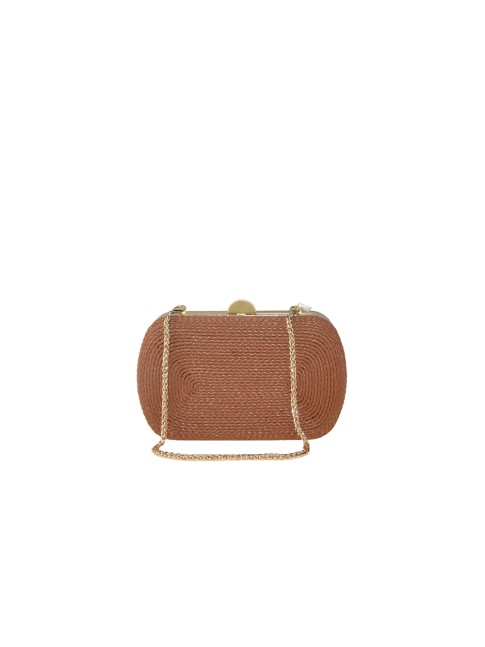 Woman shoulder woven clutch...