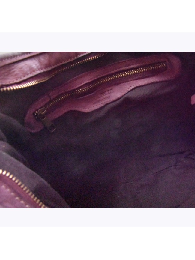 Woman washed leather bag - JU49854