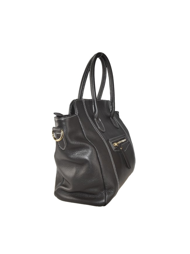 Woman leather hand bag - CL39843