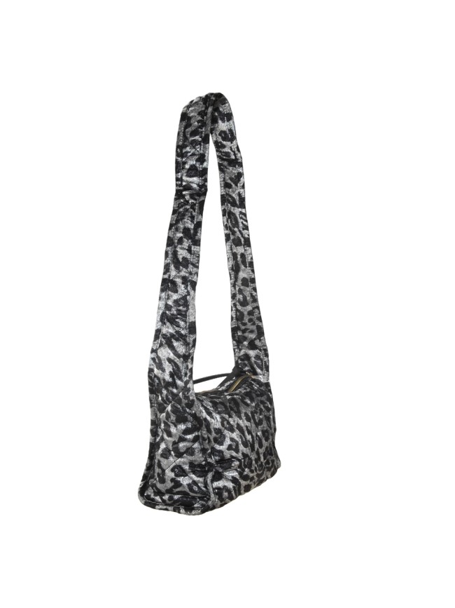 Borsa donna in tessuto fantasia a...