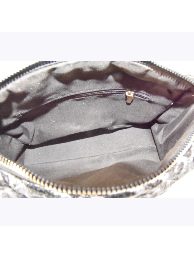 Borsa donna in tessuto fantasia a...