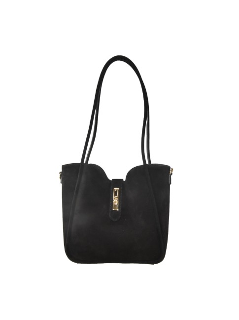 Woman suede leather...