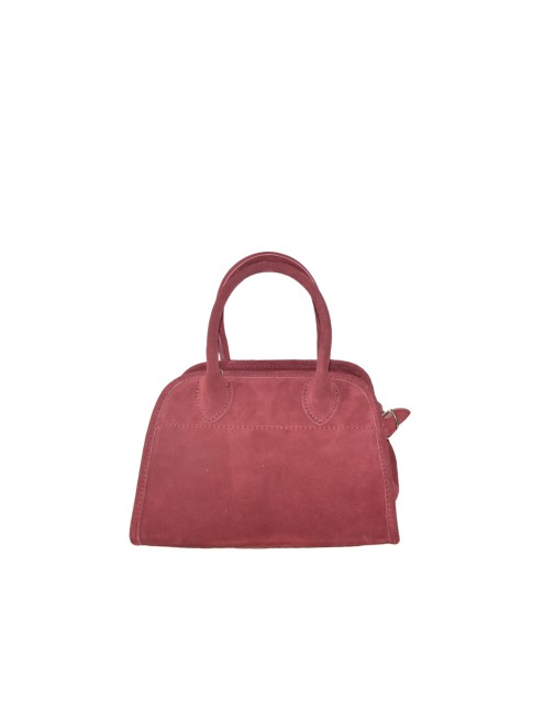 Leather handbag with...
