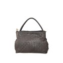 Borsa a mano e tracolla donna in pelle intrecciato - BV39843