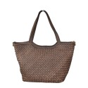 Borsa  da spalla in pelle effetto vintage - JB53858