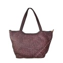 Borsa  da spalla in pelle effetto vintage - JB53858