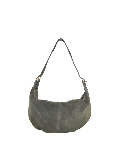 Woman suede leather...