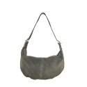 Borsa a spalla donna in pelle camoscio - AS25827
