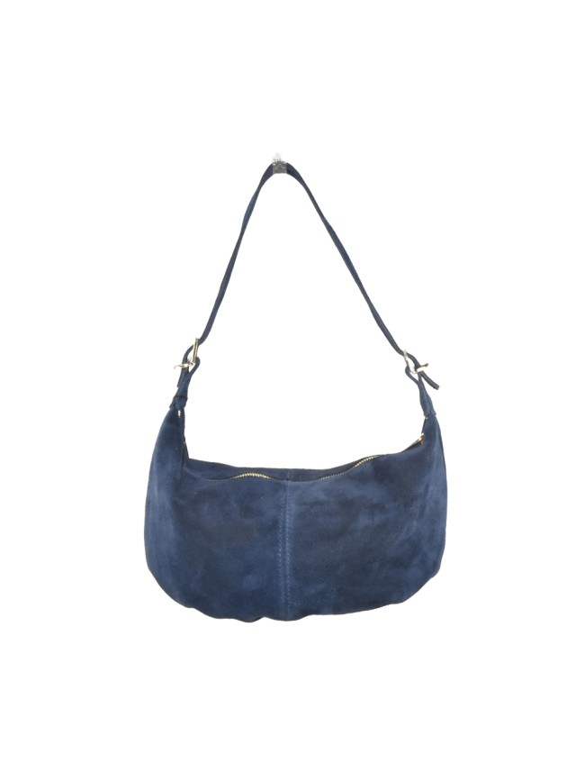 Woman suede leather shoulder bag -...
