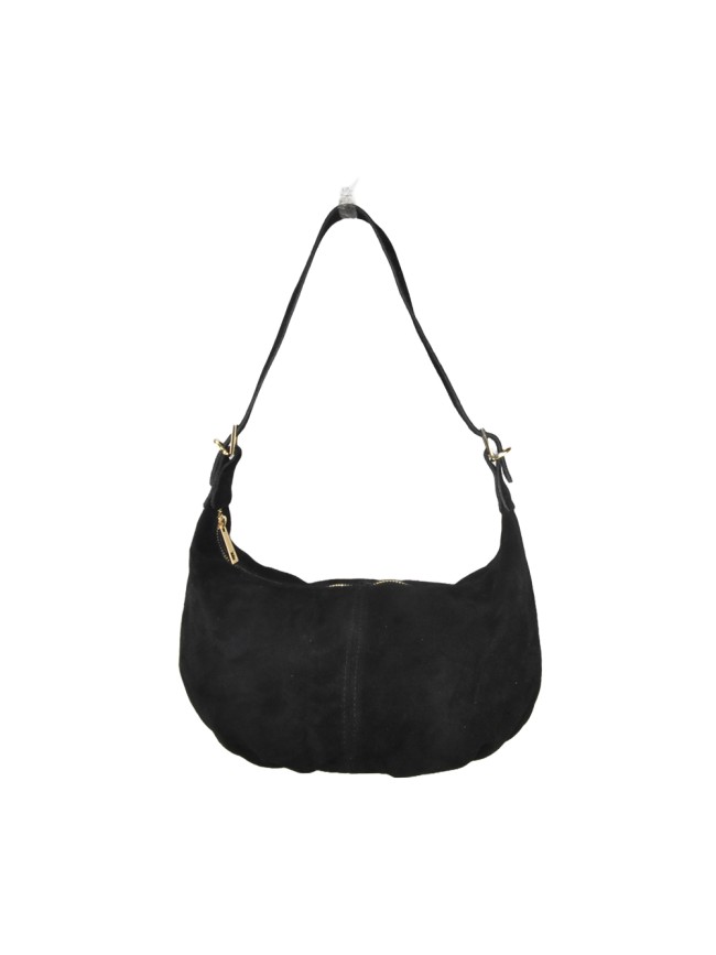 Woman suede leather shoulder bag -...