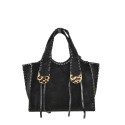 Leather handbag with shoulder strap - CS39843