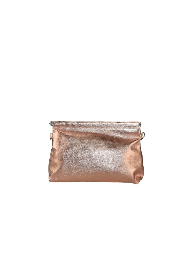 Leather handbag with shoulder strap -...