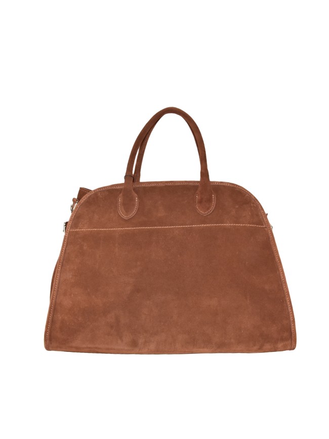 Borsa a mano  in pelle con tracolla -...