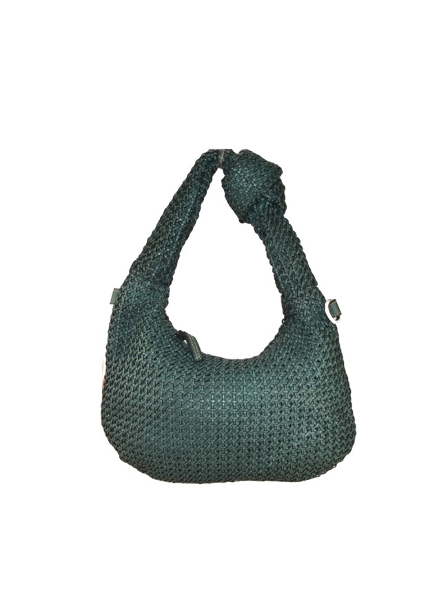 Borsa da spalla in pelle intrecciato...