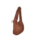 Borsa da spalla in pelle intrecciato effetto vintage - PN58864