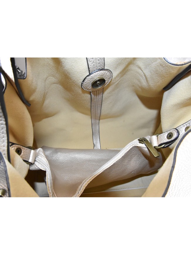 Borsa donna a spalla in ecopelle con...