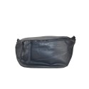 Synthetic leather unisex pouch - 372-6