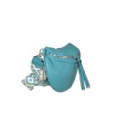 Synthetic leather unisex pouch - 392-25
