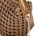 Woman woven synthetic leather hand bag - PF72