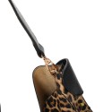 Woman synthetic leopard leather shoulder bag - PF812