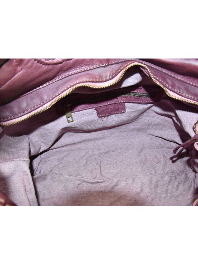 Borsa da spalla in pelle intrecciato...