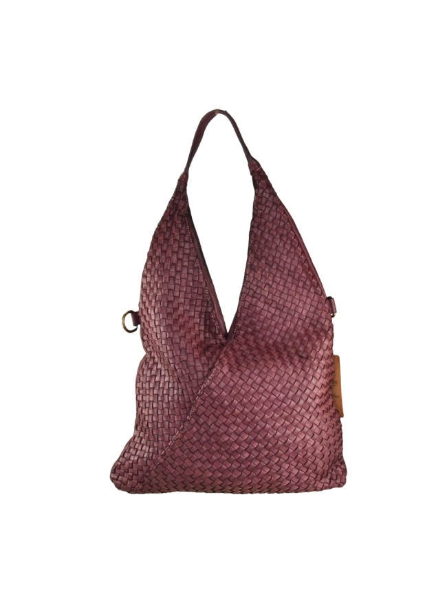 Borsa da spalla in pelle intrecciato...